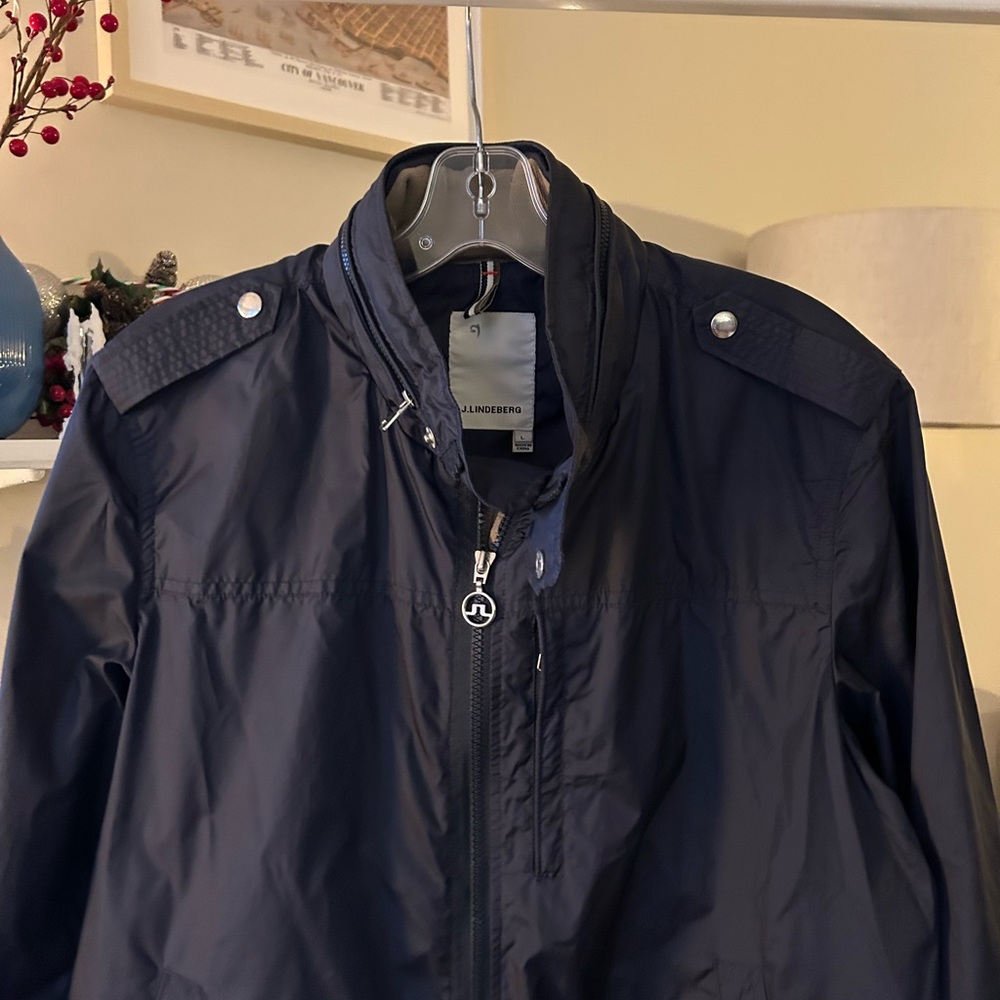 J.Lindeberg Kingsley 2.0 Pack Poly Men's Dark Blue Lightweight Jacket